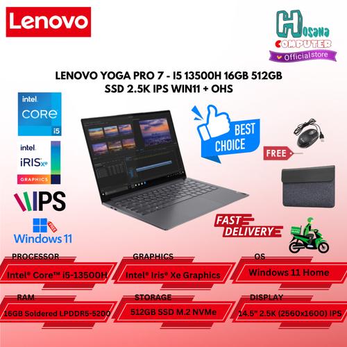Promo LENOVO YOGA PRO 7 - I5 13500H 16GB 512GB SSD 2.5K IPS WIN11