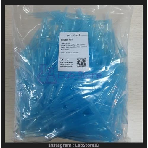 Jual Universal Pipette Tips Blue Pipet Tip Bulk 1000µl 500 pcs Bioseen Jakarta Utara Lab