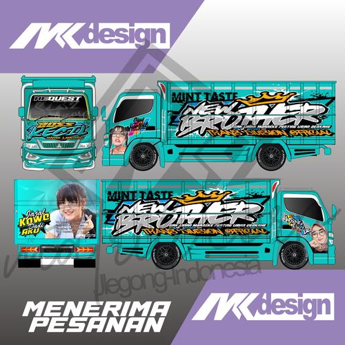Jual [Terlaris] Stiker Decal Full Body Truk Stiker Truk Stiker Decal ...