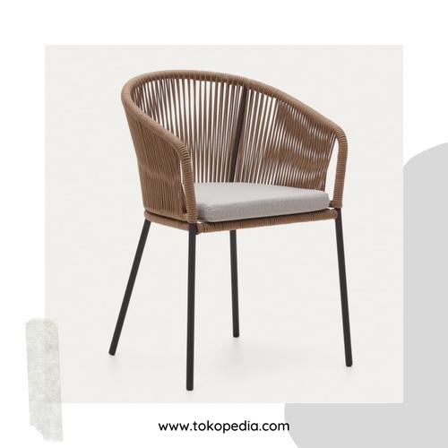 Jual Armchair Minimalis Frame Besi Kombinasi Anyaman Tali Rope - Kab ...