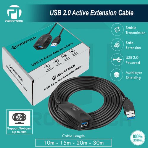 Jual KABEL USB EXTENSION AKTIVE. 2.0. (15 Meter). Original ProffTech