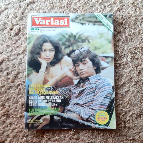 Jual majalah variasari no 183 thn1977 cover teh farida dan ashwin kumar ...