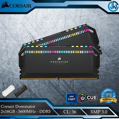 Jual Corsair Dominator Platinum RGB DDR5, 2x16GB 5600MHz|RAM DDR 5 32GB ...