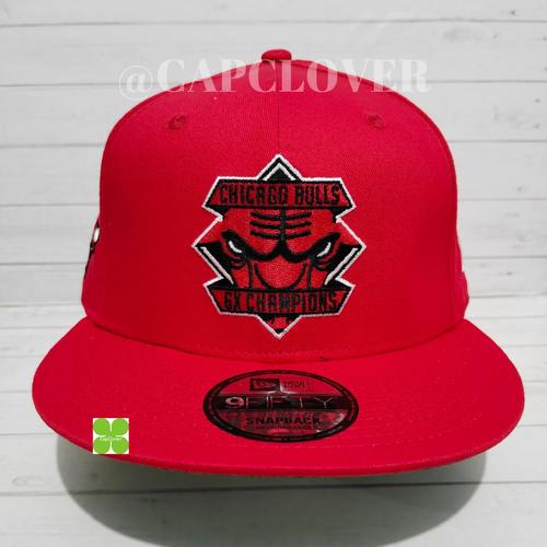 Topi NEW ERA Chicago Bulls Diamond Patch Red 9FIFTY di Capclover Tokopedia