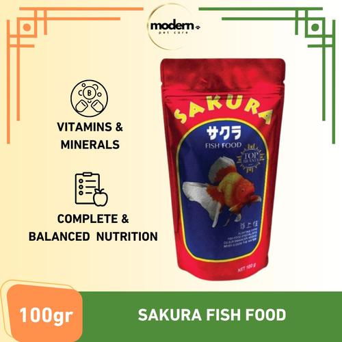 Jual Sakura Fish Food Makanan Ikan 100gr Jakarta Timur Modern Pet