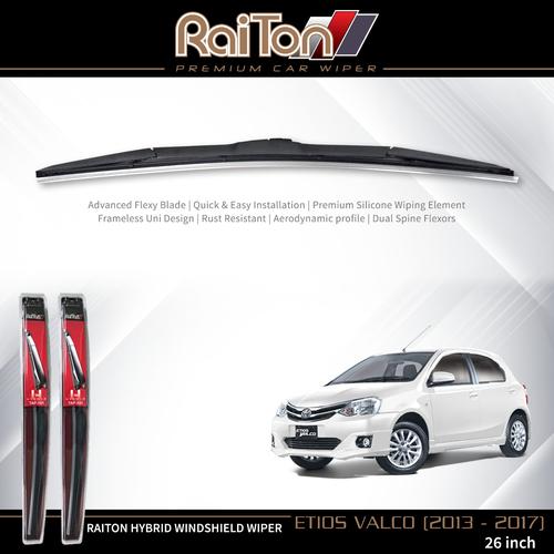 Jual Raiton Wiper Hybrid Kaca Depan Toyota Etios Valco 20132017 26