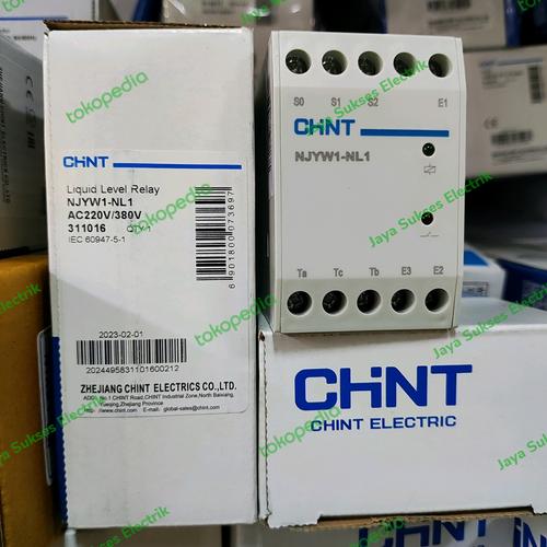 Jual NJYW1 WLC 1Tangki Floatless Relay CHINT Water Level Control NJW1 ...