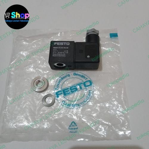 Festo Elettrovalvola MSFG-24/42-50/60 4527 Solenoid Coil 24V Dc 42V AC 4,5W Festo Elettrovalvola MSFG-24/42-50/60 4527 Solenoid Coil 24V Dc 42V AC 4,5W