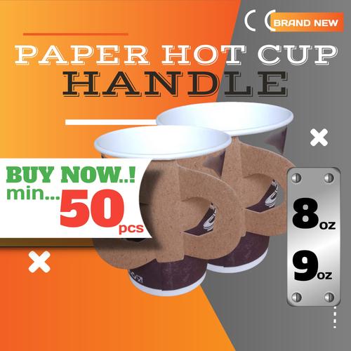 Jual Paper Cup Handle Mix ml Gelas Kertas Tahan Panas - 9 oz 220 ml ...