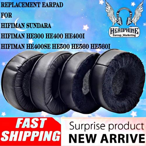 HAIZEEN Cuscinetti Auricolari Di Ricambio Per HiFiMan Sundara, HE400, HE400SE, HE6SE, HE500 E Altri Modelli – Tessuto Traspirante Con Schiuma Memory