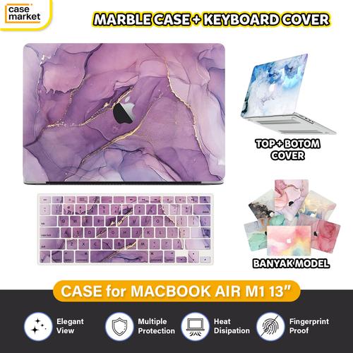 MacBook Case Air 13 inch M1 A2337 Casing Protector Marble Skin Guard  Clear di Casemarket Tokopedia