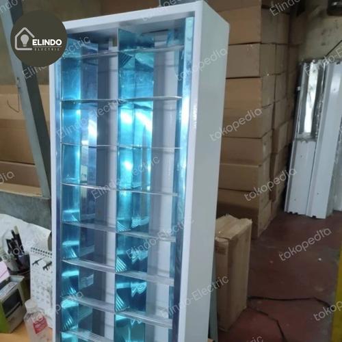 Jual KAP LAMPU RMO 2X18/RM OUTBOW 2X8W HOUSING TL NEON LED 60CM TEMPEL ...