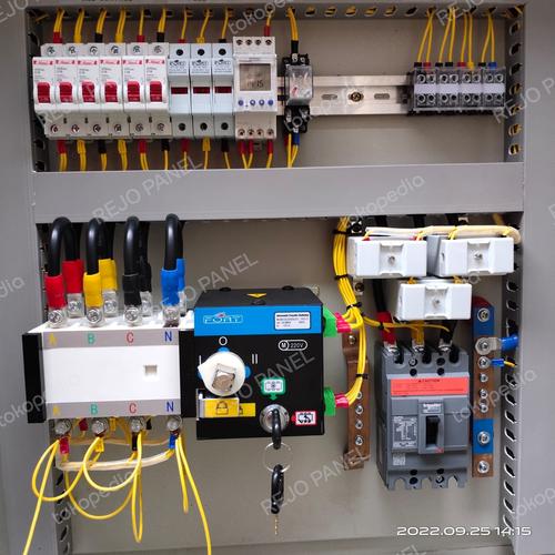 Jual ATS 50kva - panel ATS 3phase 50kva - mccb 3p 80a - cos motorized ...