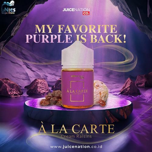 Jual A LA CARTE Cream Raisins 60ML Ala Carte/Alacarte Ungu Creams
