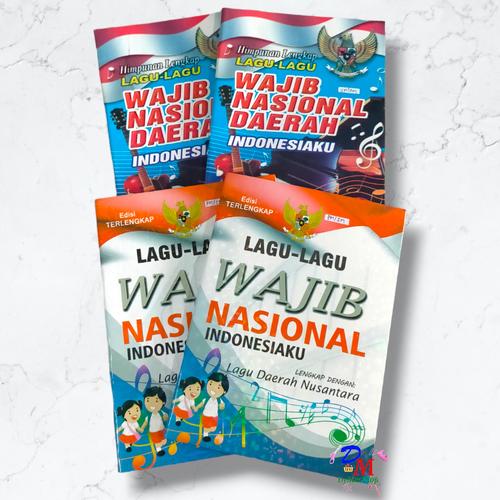 Jual Buku lagu wajib nasional daerah Indonesia - hard cover - Kota