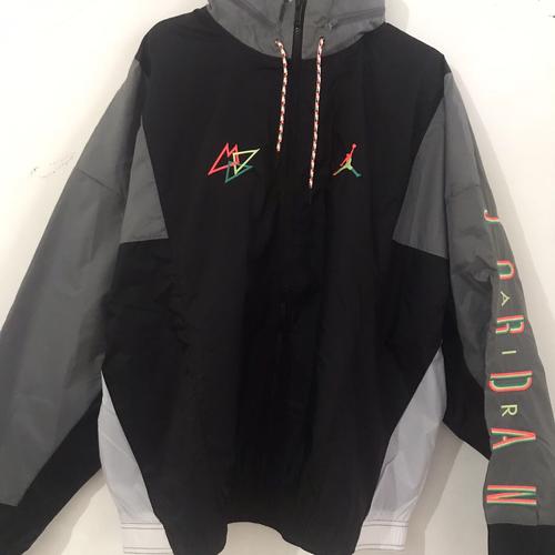 Jual Jordan Sport Dna Embroidered Logo Colorblock Sports Jacket - Kota ...