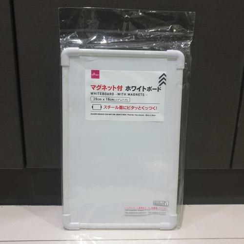 Jual Daiso Whiteboard With Papan Tulis Mini Uk 28cm x 18cm Putih Jakarta Timur