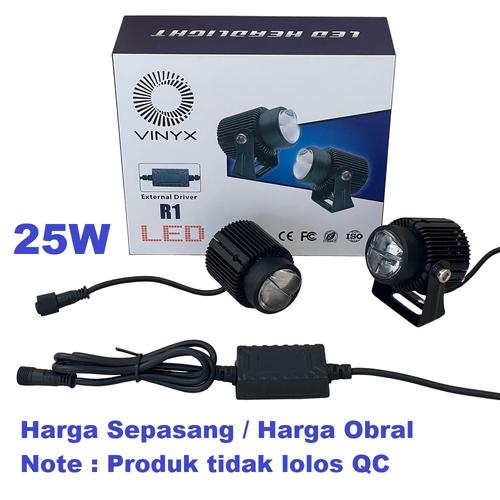 Jual Lampu Sorot Tembak R1 Laser Gun LED VINYX D2 25W Mobil Motor
