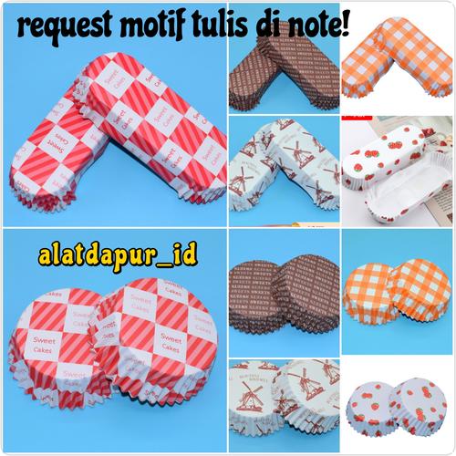 Jual 200pcs paper cup case roti bulat paper cup roti kertas roti ...
