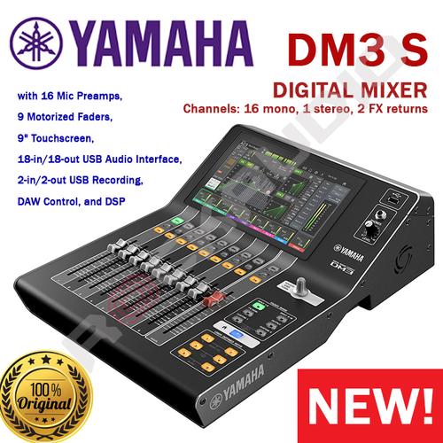 Jual YAMAHA DM3S DIGITAL MIXER / DM3 S MIXING CONSOLE / DM 3 S