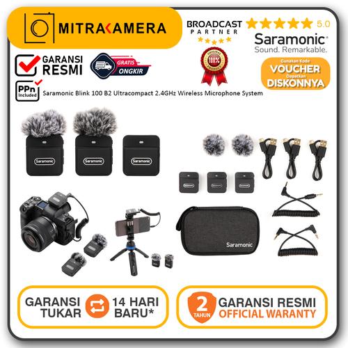 Promo Saramonic Blink 100 B2 2.4GHz Wireless Microphone