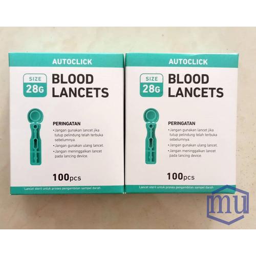 Jual Onemed Jarum Blood Lancet per box isi 100 pcs - 28G - Kota Depok ...