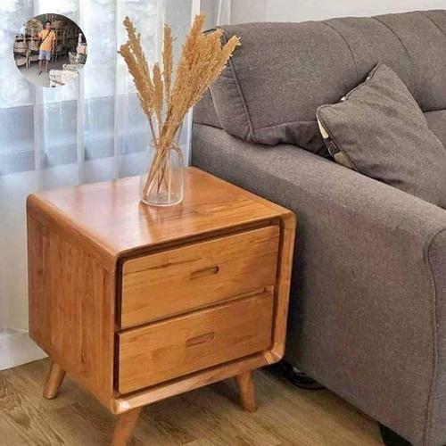 Promo nakas minimalis side table kayu jati solid paling di cari non