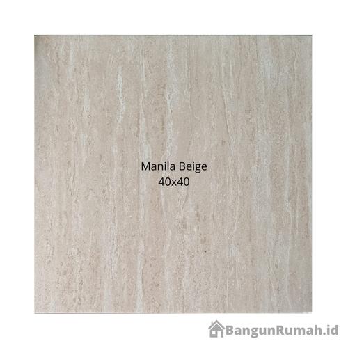 Jual Keramik Lantai 40x40 Mulia Manila Beige Jakarta Utara