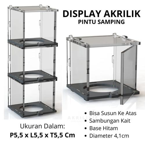 Jual Display Akrilik Custom Pintu Samping Sambungan Kait - P5,5xL5,5xT5 ...