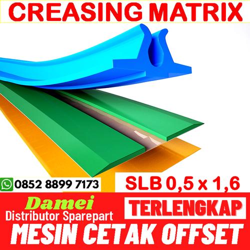 Jual Kanal Shengli Channel Creasing Matrix Spare Part Mesin Die Cut ...