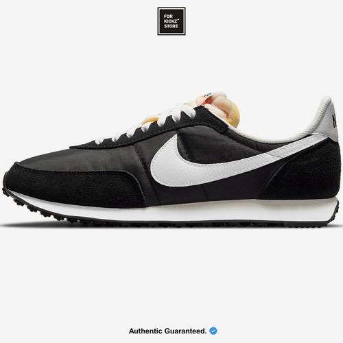 Promo NIKE WAFFLE TRAINER BLACK WHITE SAIL 38 Kota