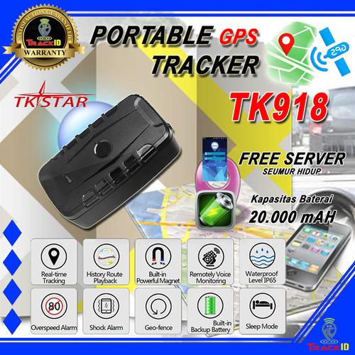 Jual TKSTAR TK918 TK 918 GPS TRACKER PORTABLE MOBIL MOTOR 20000MAH ...
