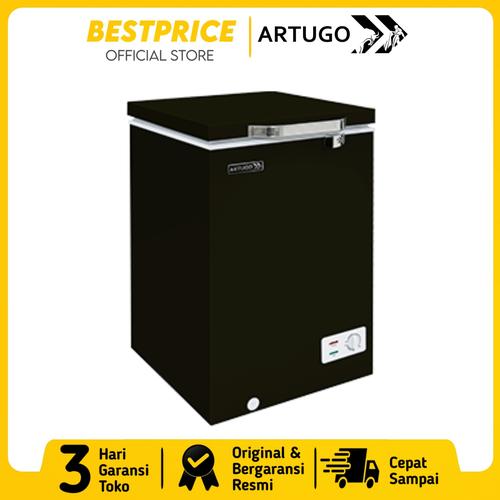 Promo ARTUGO CF101 AW CHEST FREEZER LOW WATT FREEZER BOX ARTUGO 100
