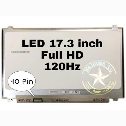 PEHDPVS 17.3 Pantalla de repuesto para computadora portátil Pantalla N173HHE-G32 (CMN1747) FHD 1920x1080 Edp 40Pin 120HZ LED LCD Panel de reemplazo para portátil
