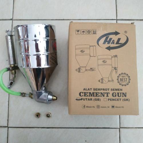 Jual Semprot Spraygun Spray Gun Tekstur Texture Semen Cement Pencet HL ...