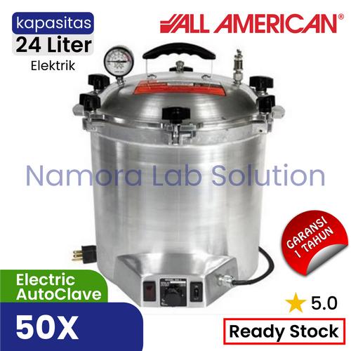 Jual Autoclave 50X All American Electric Sterilizer 24 Liter Otoklaf Presto Kota Tangerang