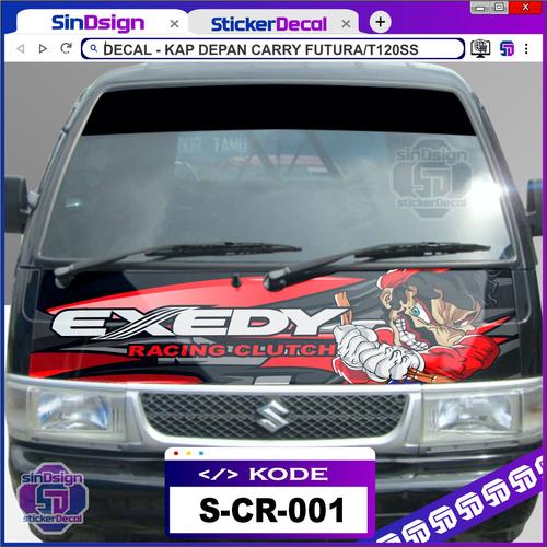 Sticker Kap Jual STIKER KAP DEPAN PICKUP CARRY FUTURA T120SS DECAL STICKER MARIO ...