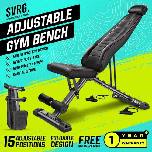 Promo SVRG. Adjustable Gym Bench – Kursi Fitness & Gym – Bench Press