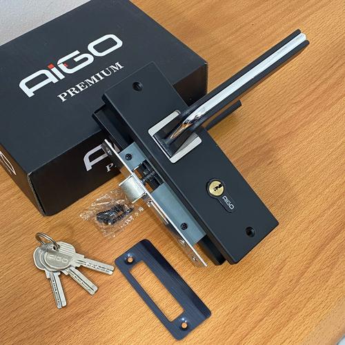 Jual KUNCI PINTU RUMAH UKURAN KECIL 16CM HITAM DOFF MINIMALIS AIGO APS