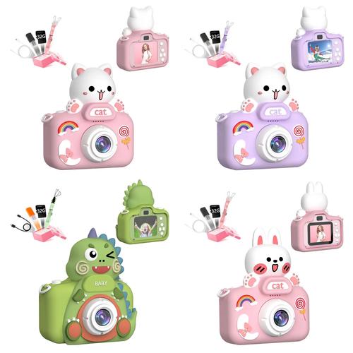 Promo Kamera anak-anak cute child camera + Memory card 32GB - Pink ...
