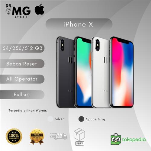 Jual iPhone X 64GB | 256GB Fullset Original Apple - Ex Resmi, iP X 64GB ...