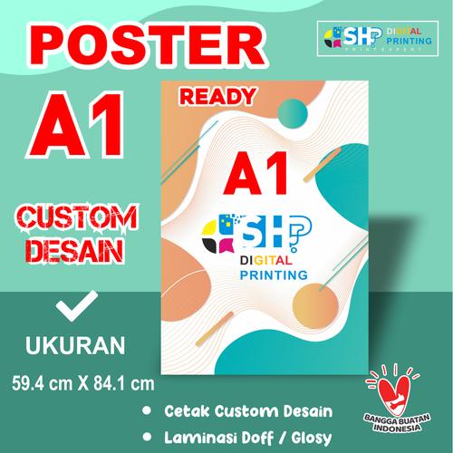 Cetak Roster Custom Jual Cetak Poster A1 Custom Doff/glossy - A1, Laminasi Glossy - Kota ...