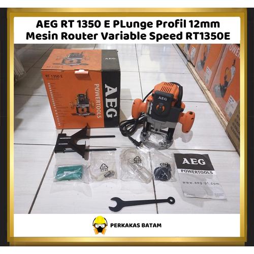 Jual AEG RT 1350 E Plunge Profil 12mm Mesin Router Variable Speed ...