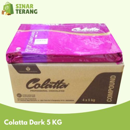 Jual Colatta Dark Compound 5kg / coklat dcc 5 KG - [1 DUS] isi 4 - Kota ...