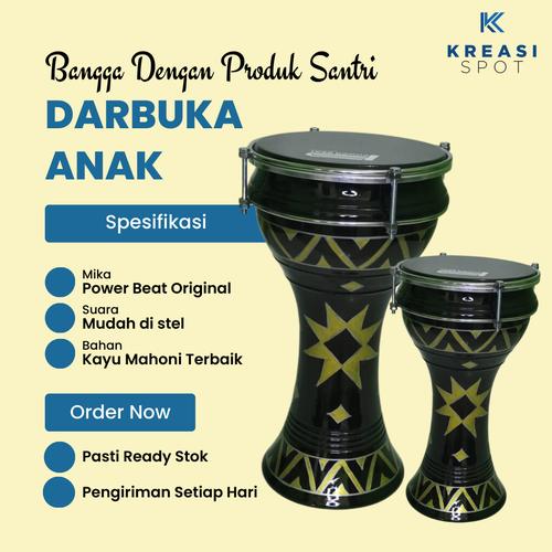 Promo Darbuka Hadroh 8 Inch Motif Batik FDS Group PINGGANG BINTAG, 6