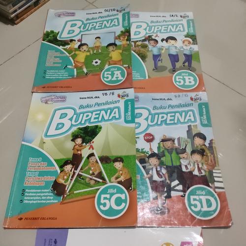 Jual Buku Penilaian Bupena untuk SD kls 5 Penerbit Erlangga A - D ...
