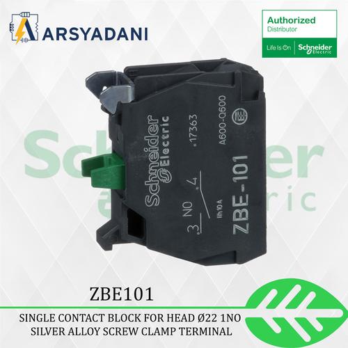 Promo ZBE101 Single contact block Schneider for head Ø22 1NO 1pcs