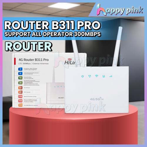 Jual ROUTER MODEM B311 PRO 4G LTE + External antena / support All ...