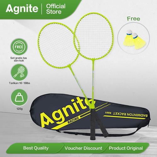 Promo Agnite Raket Bulutangkis/Iron-Detached Badminton Racket Isi 2 ...