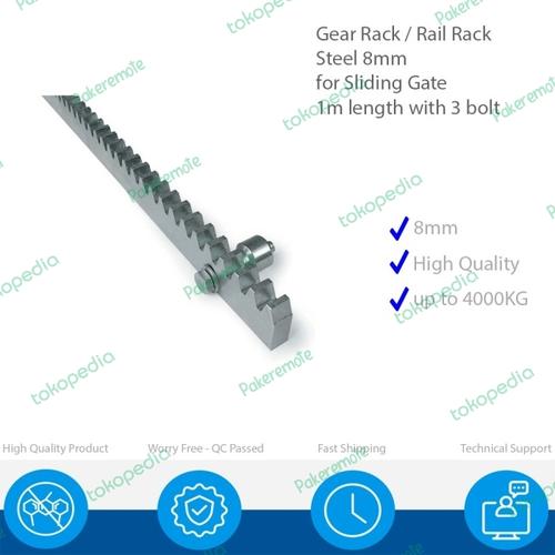 Jual Rel Pagar Gear Rack Sliding Gate Autogate 1M - Jakarta Barat ...
